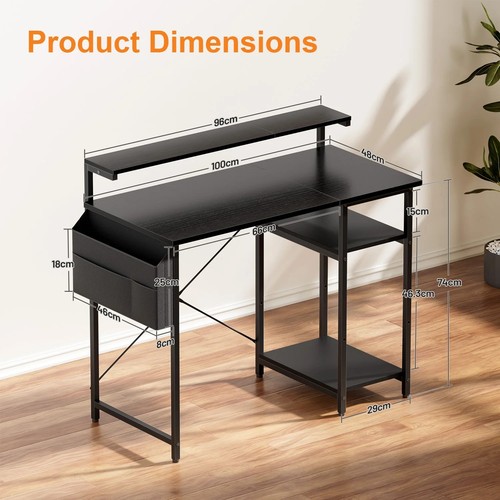 Computer desk with - with, lights