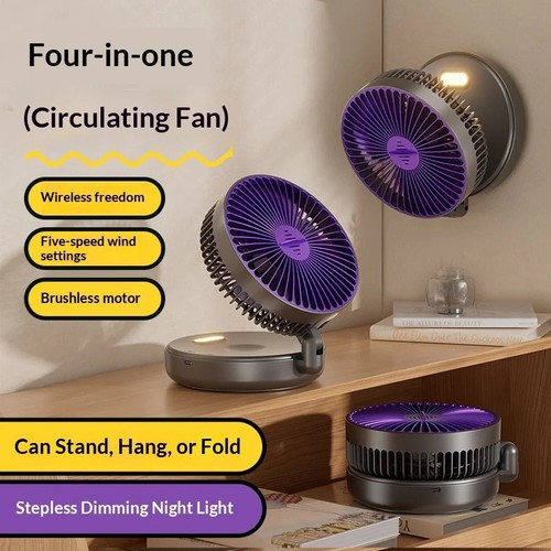 Rechargeable portable desk fan - portable,