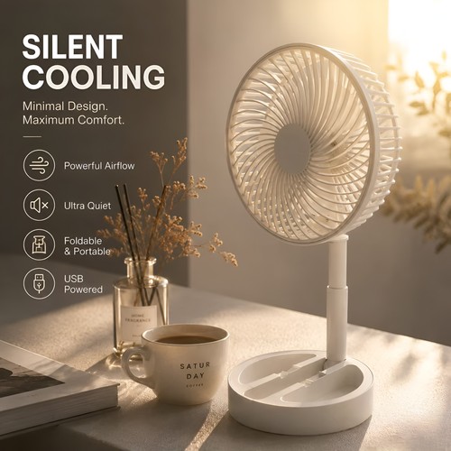Portable desktop electric - electric, fan