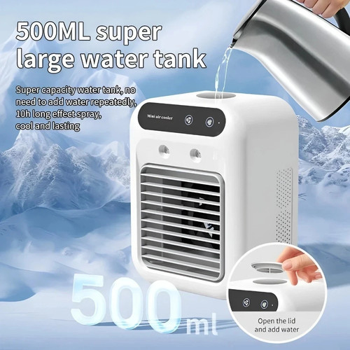 Portable quiet air con - con, cooler