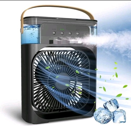 Black portable air conditioner - black,