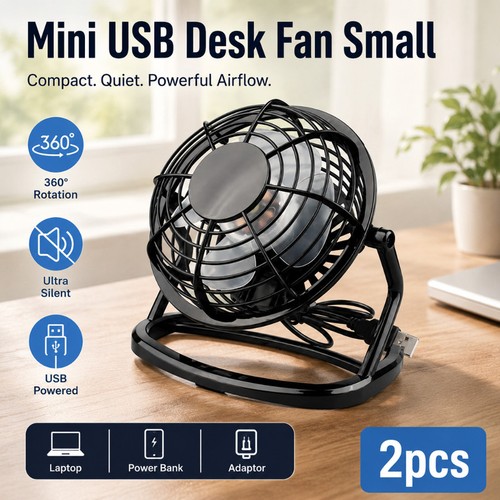 Portable usb desk fan - portable,