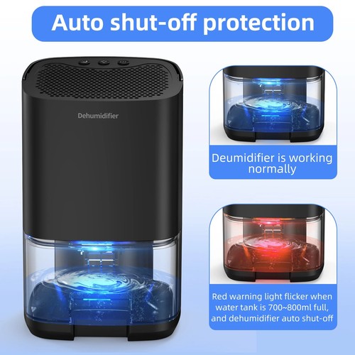 Portable dehumidifier 1000ml - dehumidifier,