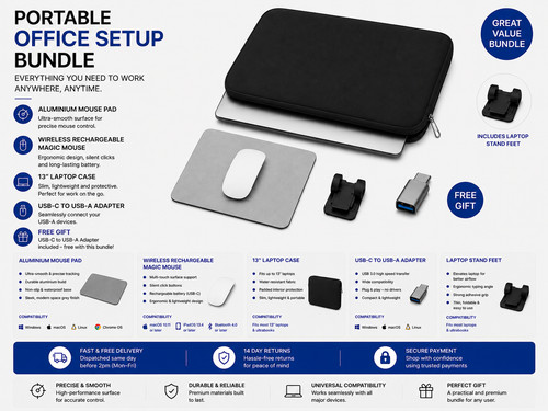 Portable office setup - portable,