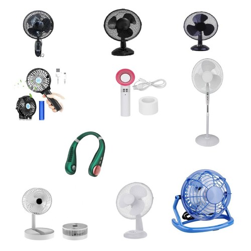 Portable desk fans oscillating - desk,