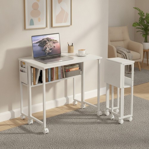 Folding desk with storage - folding,