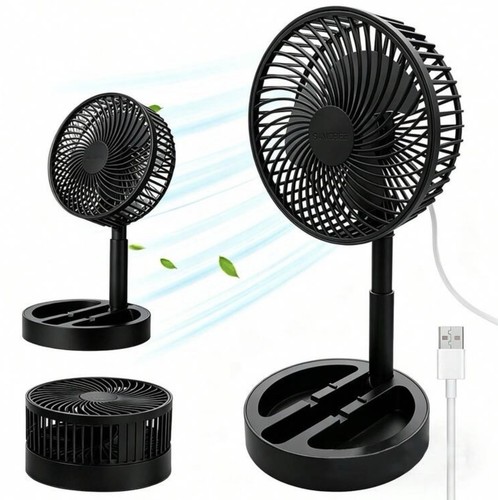 Portable foldable desktop fan - portable,