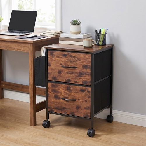 Mobile filing cabinet - cabinet, vintage